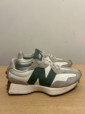 New Balance 327 NB327 ladies grey with green Trainers Size UK UK