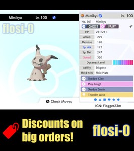 6iv Ultra Shiny Mimikyu Pokemon Sword And Shield Square Shiny Ebay