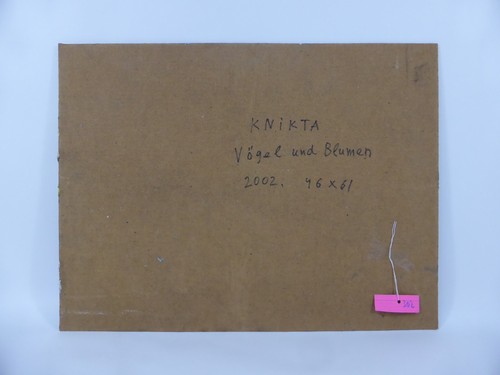NIKITA KNIKTA Expressionismus Kunst Original Gemälde Malerei VÖGEL UND BLUMEN - Bild 8 von 9