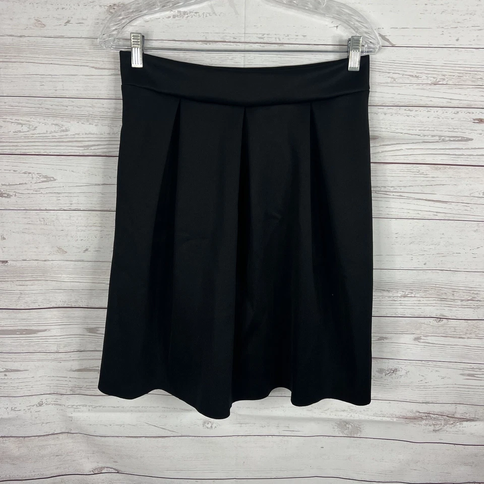 Falda plisada Dantelle Ponte para mujer talla mediana negra línea A cremallera lateral Foto 4 de 4