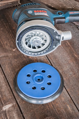 Platorello per Bosch GEX150 e PEX15 - 15 Fori Disco abrasivo Ø 150mm Velcrati - Imagen 2 de 9