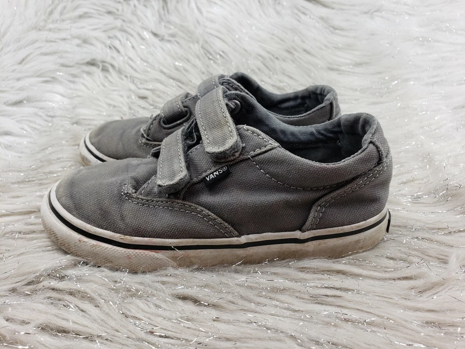 Zapatos informales VANS off the Wall grises fáciles de poner talla US 10 EUR 26,5 Foto 2 de 4