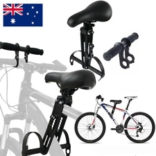 Bike Front Mounted Child Seat Kids Top Tube Bicycle Detachable Child Armrest