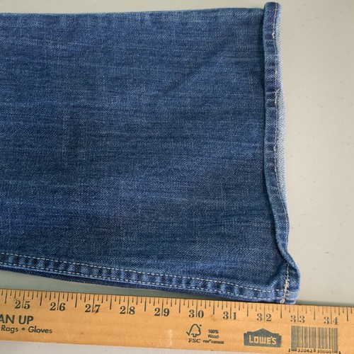 William Rast Belle Flare Jeans Womens 31 Flap Pockets Y2K Casual Blue - Picture 3 of 5