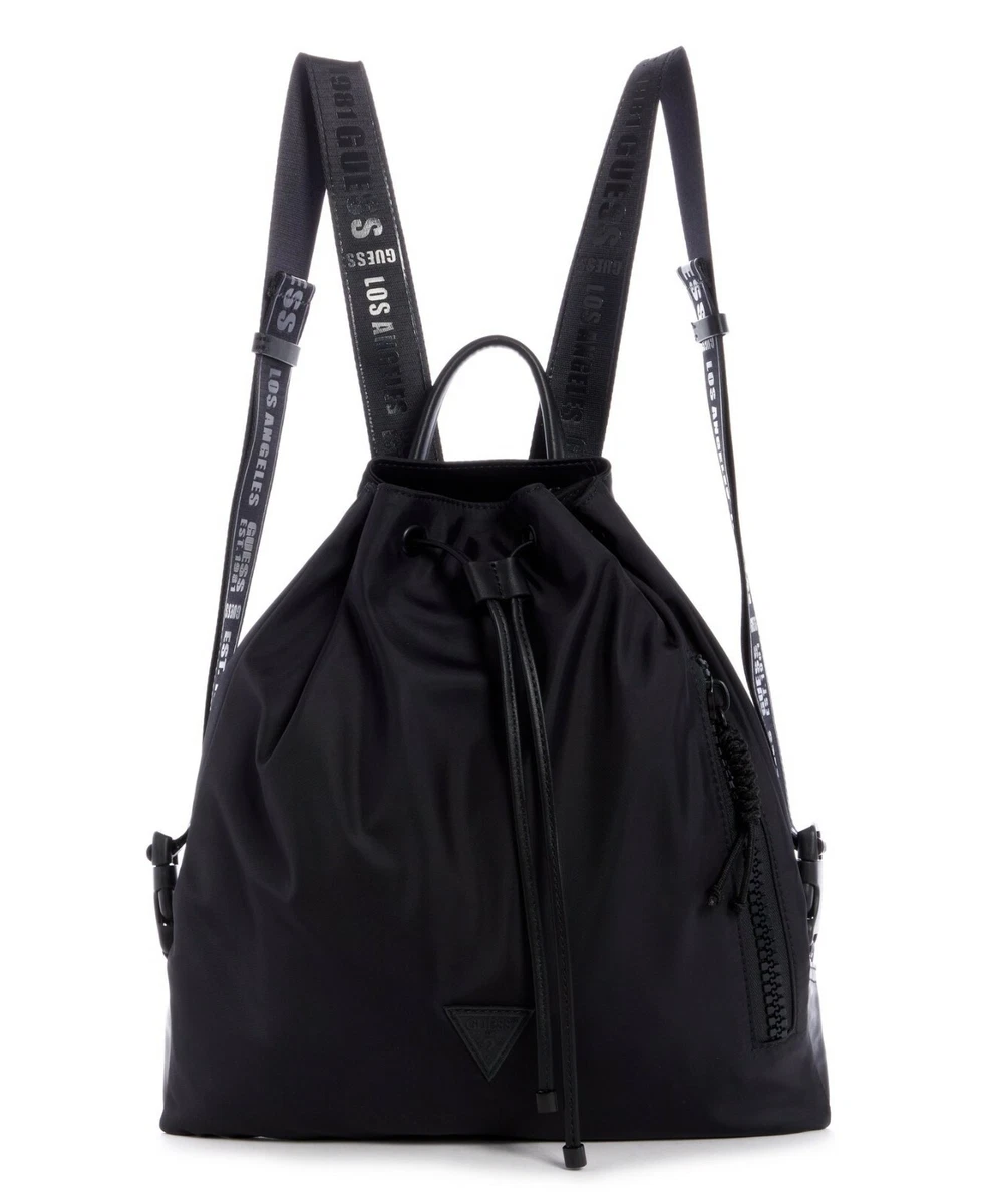 GUESS Kody Black Drawstring Backpack B3608 | eBay