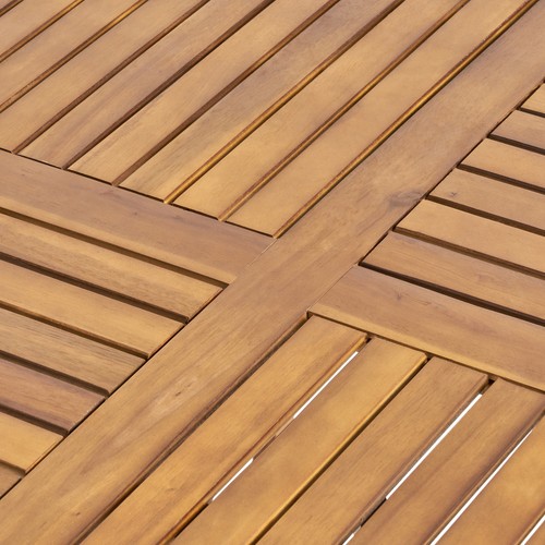 70"Oval Patio Dining Table Wood Outdoor Furniture for Backyard Porch Deck Garden - Picture 10 of 12