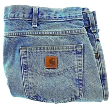 Carhartt Jeans Relaxed Fit Medium Wash Casual Denim 42 X 30 Measures 40 X 29