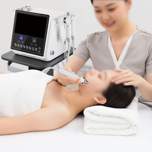 8in1 Hydro Sauerstoff Dermabrasion Gesichtsmaschine Anti-Haarausfall mit Scanner - Bild 5 von 12