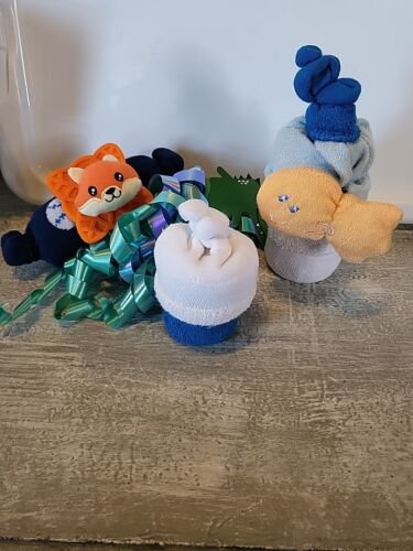 Baby Boy Gift Treat Box - Baby Shower Gift - Baby Gift Basket - Boy Set - Picture 5 of 14