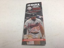 2021 Danbury Westerners Minor League Baseball Pocket Schedule (oversized)