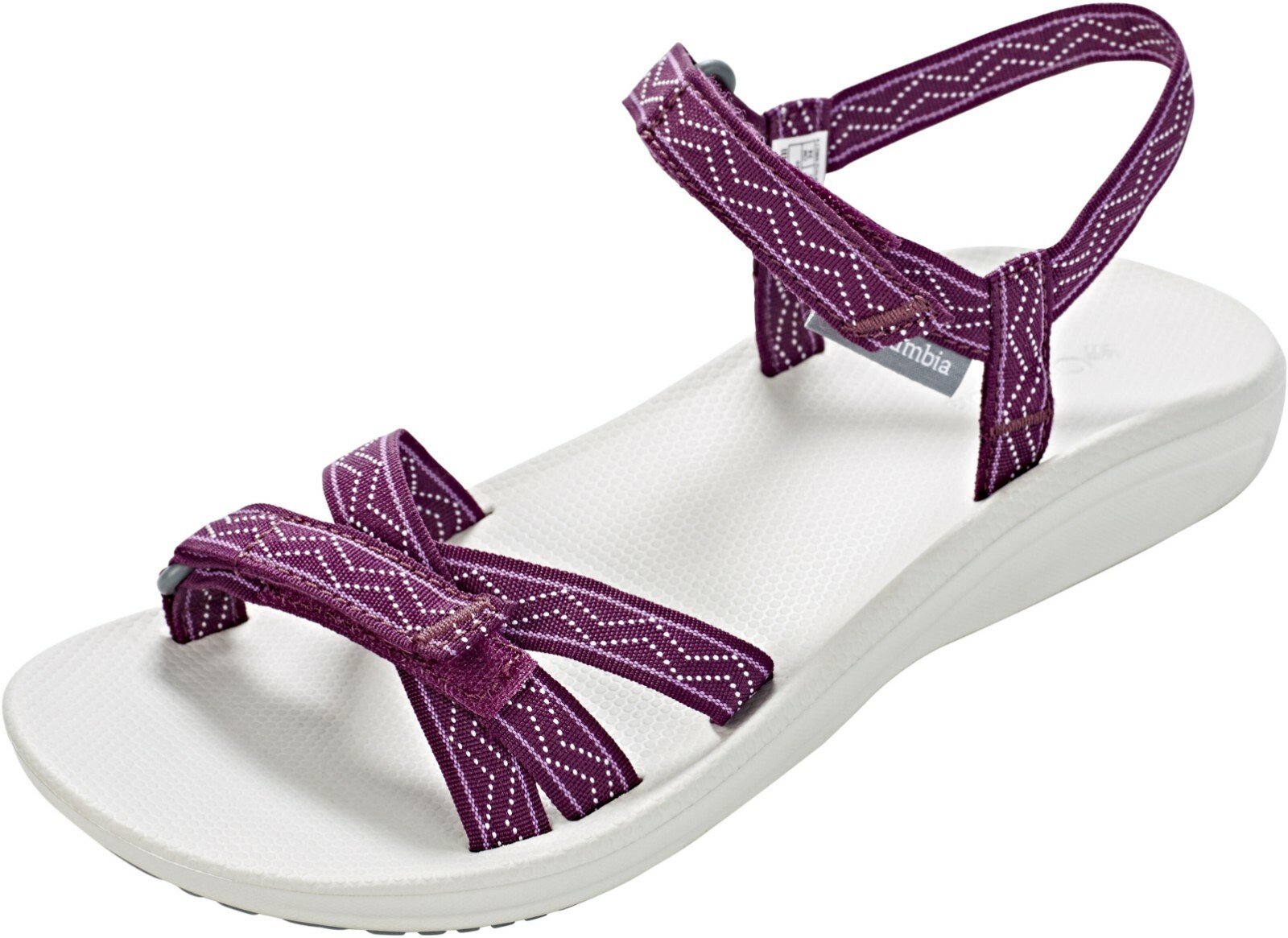 Sandalias de tren Columbia Wave para mujer frambuesa oscura/blanca precio de venta sugerido por el fabricante £60 Reino Unido5 (EUR38) (SE515)