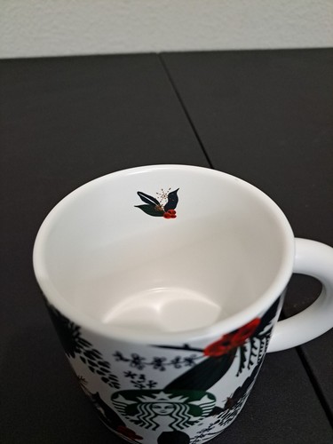 2021 STARBUCKS CHRISTMAS HOLIDAY COFFEE MUG CUP 12 OZ SNOWFLAKE BERRY PINE Holly - Picture 5 of 7