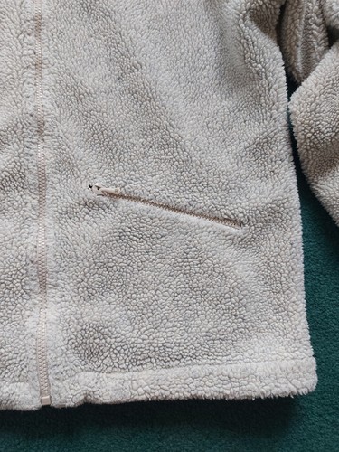 Berghaus Fleece Jacket Thick Vintage 90s Lined Beige Mens Size Medium - Picture 6 of 18