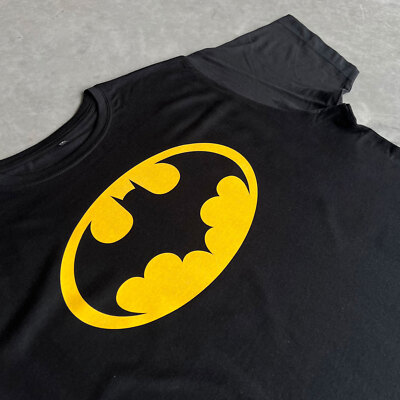 ミュージシャン Knosis BATMAN T-shirt Batman T shirt Med DC Comics Licensed Bat Logo Gray | eBay