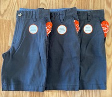 Wonder Nation Boys School Uniform Shorts Lot of Three Size 12