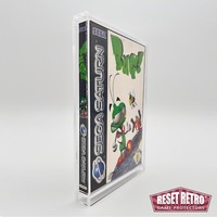Acryl Box Case Passend FüR Sega Saturn Uv-Schutz HüLle Reset Retro Game Protect