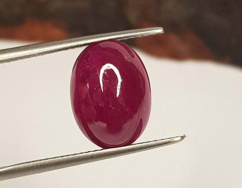 Rubis Rose Star Cabochon Naturel Du Mozambique - 5,49 Carats - Neuf Avec étiquettes