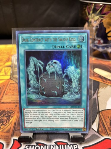 Yu-Gi-Oh! Dark Contract with the Swamp King 1st Ed. GFP2-EN160 Ultra NM/LP x1 - Picture 1 of 2
