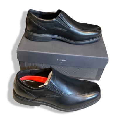 ROCKPORT Charles Road” Lightweight Leather Slip-on, Black  display picture 2