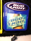 BIG VINTAGE BUD LIGHT  BEER LIGHTED ADVERTISING BUDWEISER 24"x 20" SIGN BREWERY