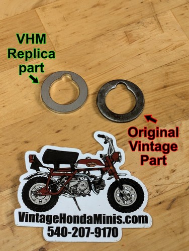 Front Fork - 1x Punched Spacer Washer Replica - Honda Z50a Z50 Mini Trail - Picture 3 of 6