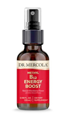 Vitamin B12 Methylcobalamin B-12 Energy Booster Dr Mercola 25ml (192 servings)