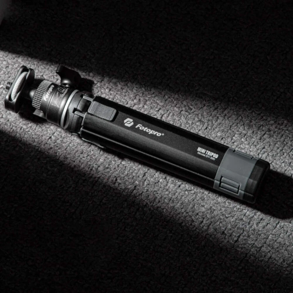 Fotopro SY-390+P-1hx Table-Top/Mini Tripod for Camera , Load: 2KG (Black) - Image 3 of 4