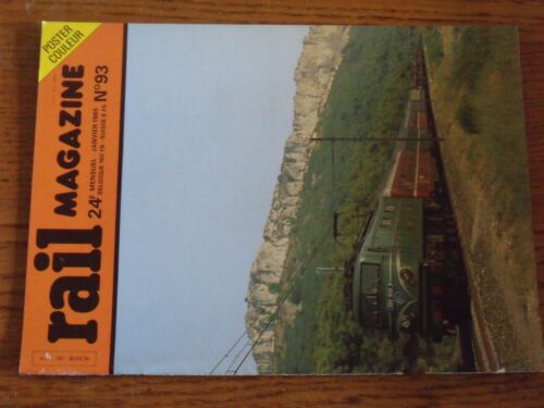 $$$ Revue Rail magazine N°93 Trafic international  SNCV 100 ans  Delemont   - Imagen 1 de 1