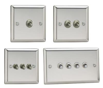 Varilight Spiegel Chrom Kipp Lichtschalter 1 2 3 4 Gang | Classic XCT | 2-fach