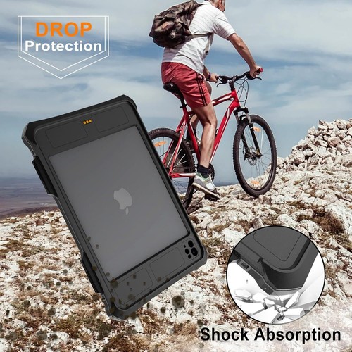 MRUOZRUI Ultimate Protection Compatible with iPad Pro 11 2024 Released Black - Picture 3 of 8