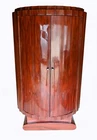 Art Deco Cabinet Tall Chest Scalloped