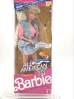 Vintage 1990 Mattel 9423 All American Blonde Hair Barbie Fashion Doll