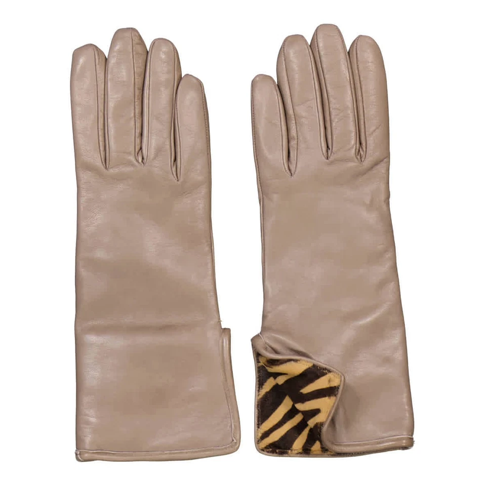 Guantes Alpo Prugna Zebra Panna Nappa 2008, marca talla 7