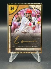 2025 Topps Museum Collection ELLY DE LA CRUZ Auto /10 Framed Gold Ink On Card
