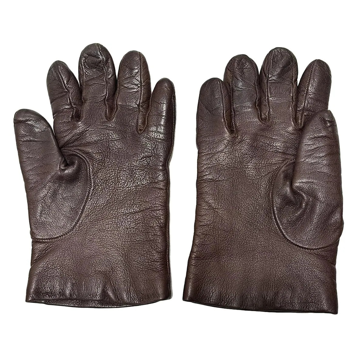MADOVA - Dark Brown Leather Women's Gloves