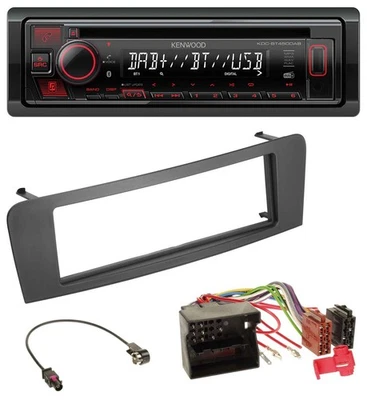 Kenwood MP3 CD USB Bluetooth DAB Autoradio für Mercedes A-Klasse W176 B-Klasse W - Bild 1 von 4