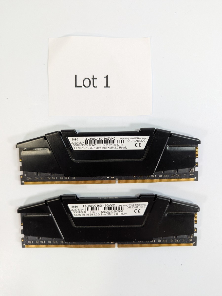 G.SKILL Ripjaws V F4-3600C16D-16GVKC DDR4 DIMM 16GB (2x8GB