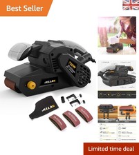 2-in-1 750W Electric Bench & Belt Sander with 10 Grits & Efficient Dust Control