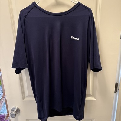 Forme Science Recovery Posture Correcting T Shirt Men's XL Blue Short Sleeve