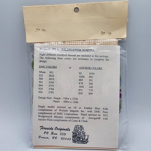 Vintage Fireside Originals - Kreuzstich Set - Wildflower Summer - Bild 2 von 3