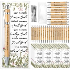 50 Set Christian Religious Gifts Bulk Include Bible Verse Pens and Inspiratio...