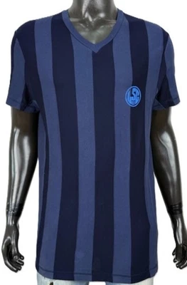 T-shirt homme Levis XL bleu lignes verticales logo onglet rouge décontracté... - Photo 1/4