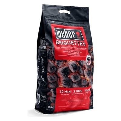 Weber 17591 Charcoal Briquettes 8 Kg For Barbecue