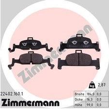 ZIMMERMANN BREMSBELÄGE AUDI A4 8W5 8WD 8W2 8WC A5 F5A F5F A6 A7 Q5 FYB FYG