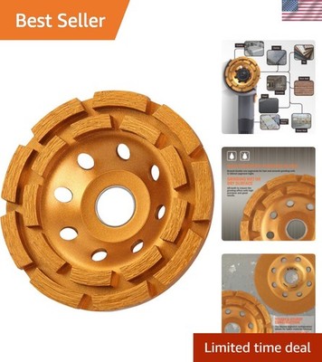 Diamond Concrete Grinding Wheel 4 1/2 inch for Polishing and Cleaning Stone C...