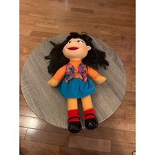 Vintage 1994 Fisher Price Puzzle Place Plush Julie Woo 14" Stuffed Doll Toy