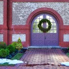 Garden Ornaments Outdoor Christmas Tree Sign Yard Signs for Holiday