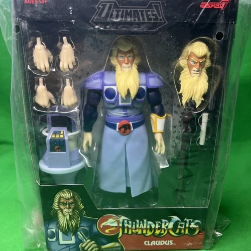 Thundercats Ultimates Claudus Action Figure by Super7 New Rare Collector's Item