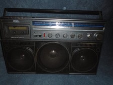 Vintage Magnovox D8443 PP Boombox- 4 Band AM/FM-SW Cassette-ghettoblaster
