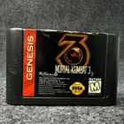 SEGA Genesis Mortal Kombat 3 MK3 Game Cartridge Tested Authentic OEM